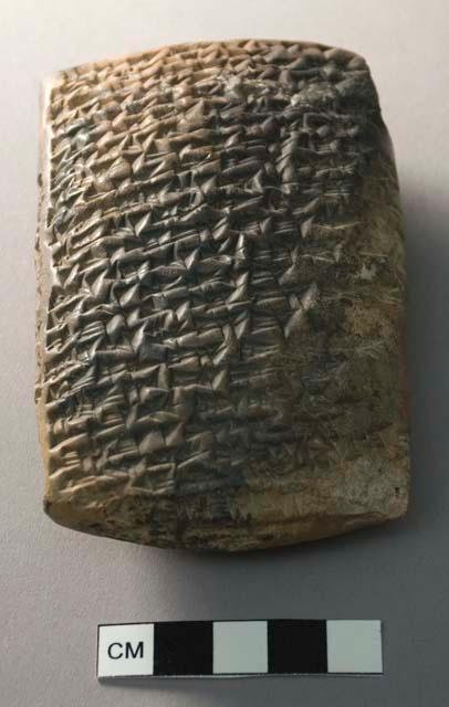 Clay tablet with writing - cuneiform