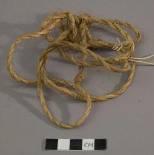 Piece of fiber rope