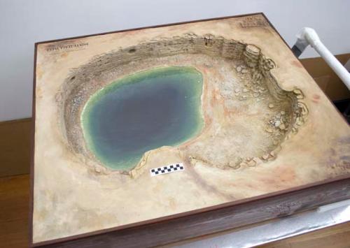 Model of Montezuma Well, Camp Verde, Arizona