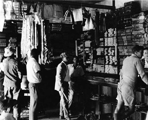 Interior of a trading post