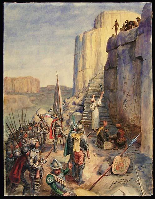 "Victory of Spaniards Over Hopi"