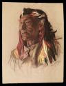 "Eagle Flying Against the Wind. Pitamowinasi. Blackfoot. 1907."