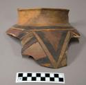 Jar potsherd of unclassified polychrome