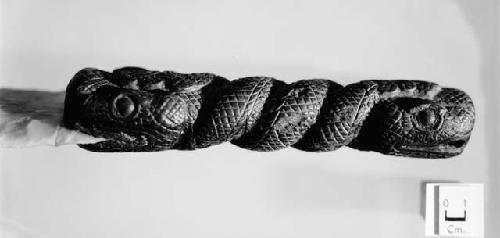 Snake artifact from Sacred Cenote