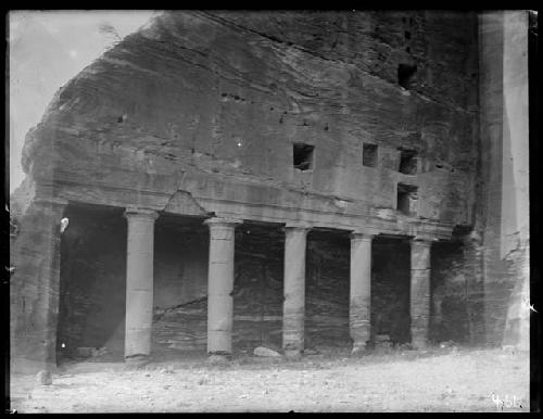 Facade with columns possibly at Petra