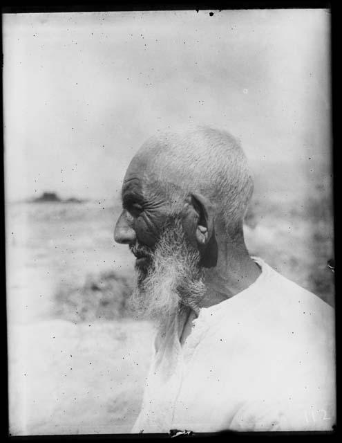 Glass plates of tribal men in Northern Africa