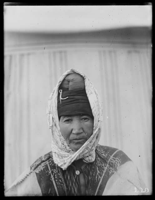 Woman with headdress