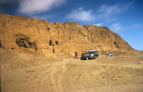 Huaca Luna archaeological site, mid-distance view,