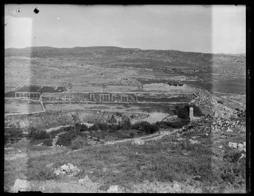 Landscape with ruins