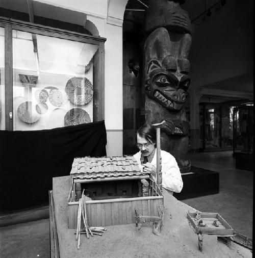 Dennis Piechota Restoring "House of the Kwakwaka’wakw Indians"