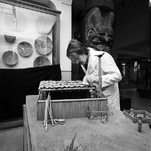 Dennis Piechota Restoring "House of the Kwakwaka’wakw Indians"