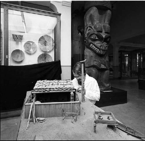 Dennis Piechota Restoring "House of the Kwakwaka’wakw Indians"