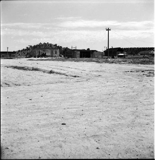 A few isolated buildings