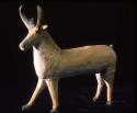 Wooden antelope figurine
