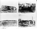 Four images of settlement, people working