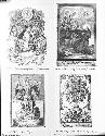 Photograph of four prints representing religious figures/icons