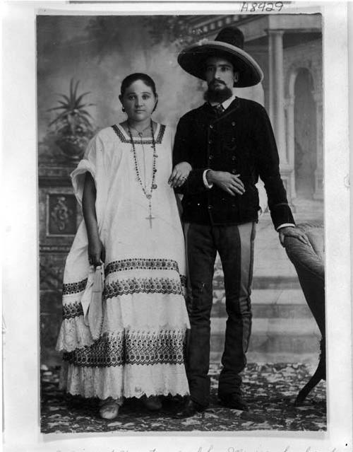 Mistipa of Yucatan and her Mexican husband