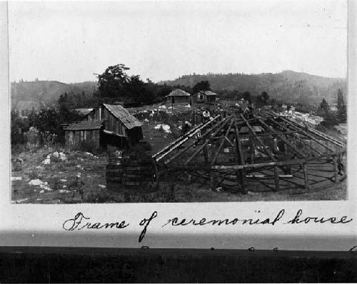 Frame of ceremonial house