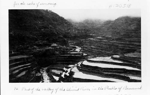 Part of the valley of the Alimit river in the Pueblo of Banawol