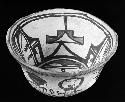 Bowl with design (viewed from side/top)