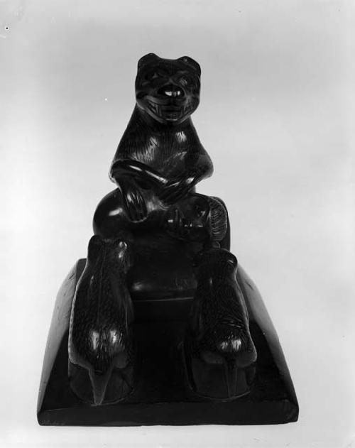 Argillite Bear and Cub