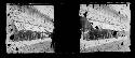 Stereo glass slides of Siam; PEELING EMULSION facade of building