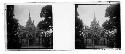 stereo glass slides of Siam; exterior of church-like structure