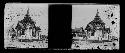 stereo glass slides; palace exterior