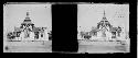 stereo glass slides; palace exterior