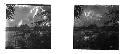 Stereo glass slides of Siam; landscape of river, shoreline, mountain