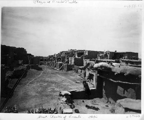 Street in the Pueblo of Oraibi