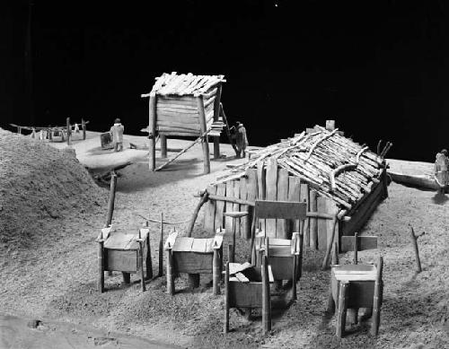 Model of house group of the Norton Sound Eskimos
