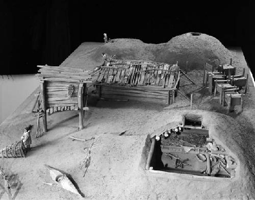 Model of house group of the Norton Sound Eskimos
