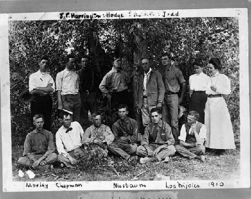 Group of Archaeologists, Los Frijoles 1910