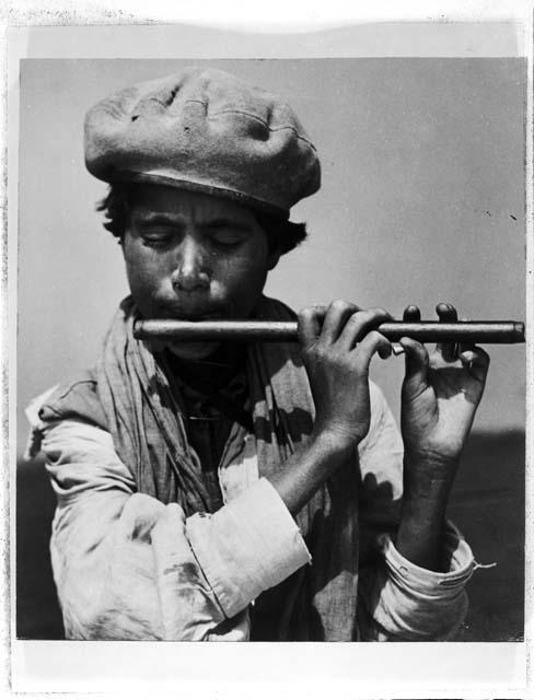 Blind Flute Player