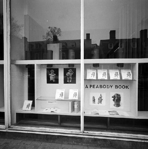 window Display of "Pre-Colombian Man in Costa Rica"