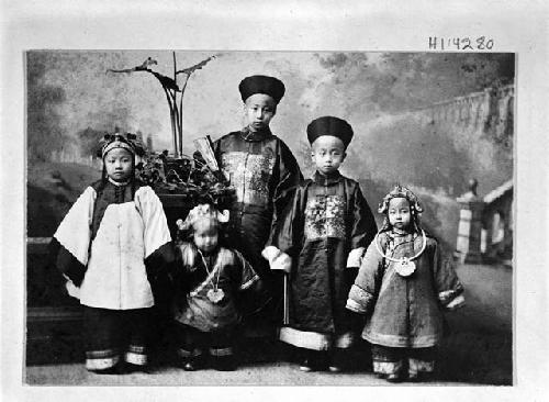 Portrait of Chinese children