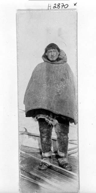 Portrait of Siberian native, Cape Tchaplin