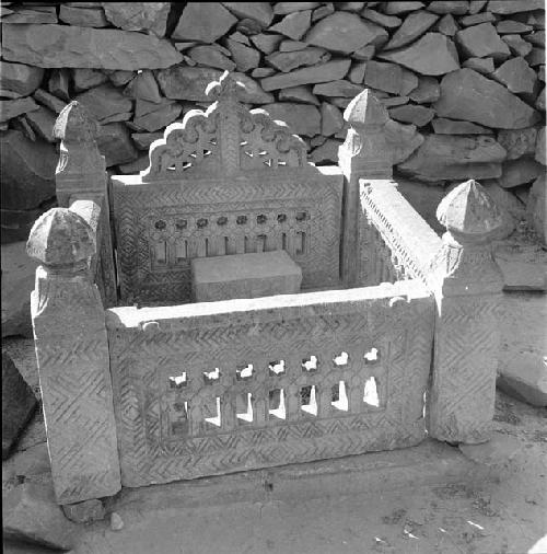 Tomb of Shah Hussein, SE of [Gujo?] in Sind. W. Pakistan