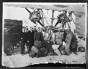 Men on first airmail flight