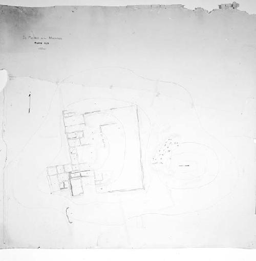 Map of Los Muertos, Arizona, Ruin 25, field map 18