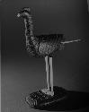 Argillite bird figurine