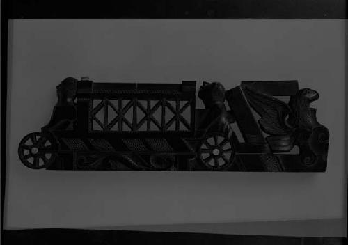 Argillite panel carving (black slate)