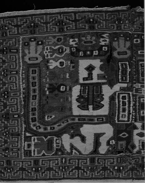 Unidentified Peruvian textile, woven, intricate design