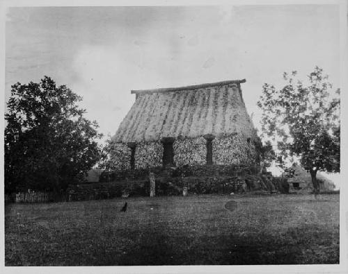 Council chamber built on ruins of old Pagan Temple