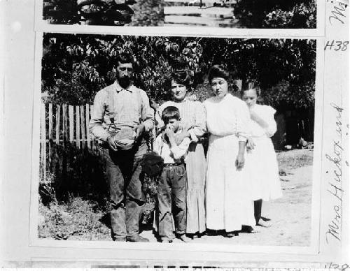 Mrs. Hickox and family