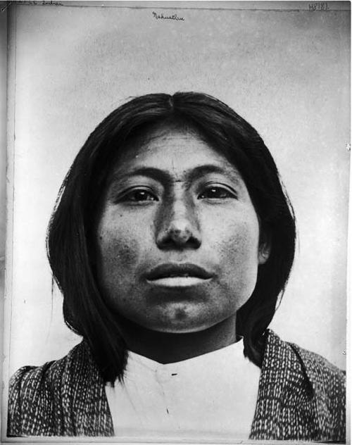 Portrait of Aztec woman