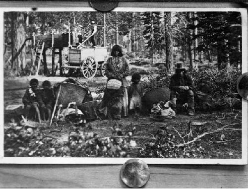 People preparing meal outdoors