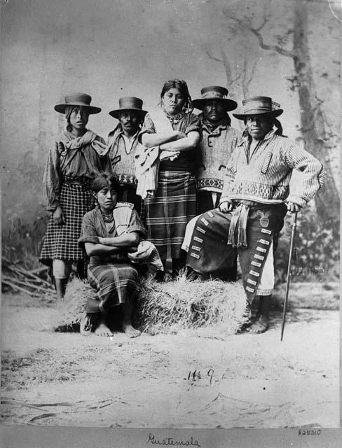 Group portrait of Cakchiquel