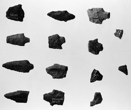 14 Arrow heads